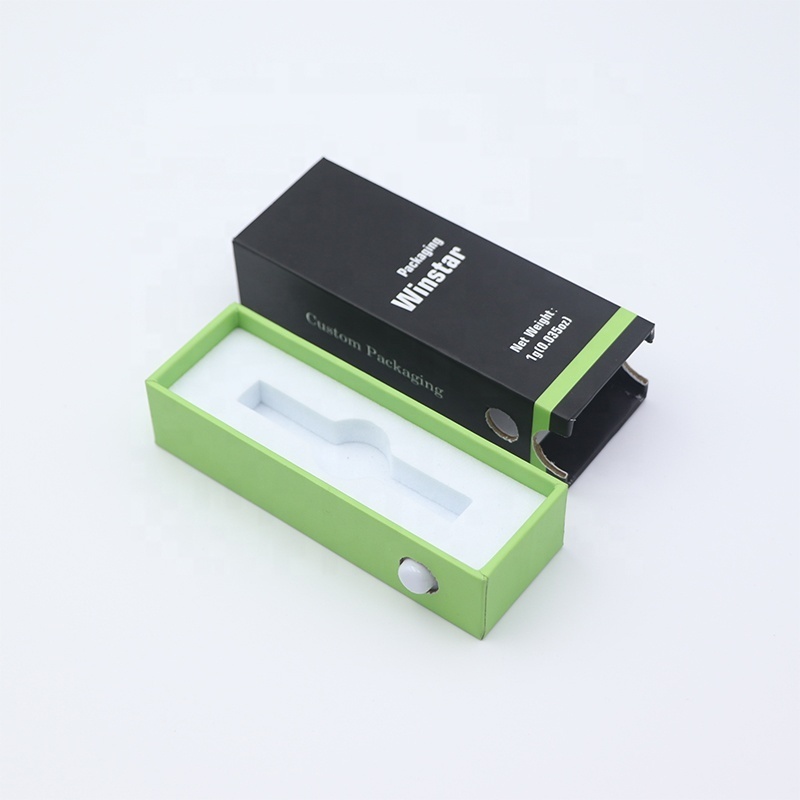 Popular Cartridge Packaging Child Resistant Cartridge Paper Box 1ml 2ml 3ml Cartridge Packaging