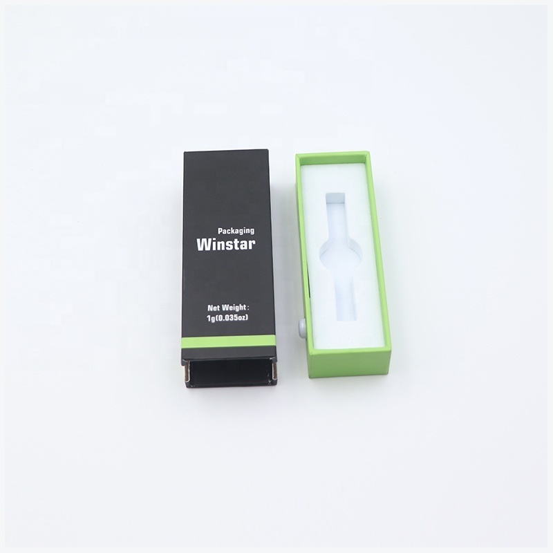 Popular Cartridge Packaging Child Resistant Cartridge Paper Box 1ml 2ml 3ml Cartridge Packaging