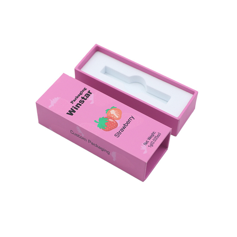 Customized Cartridge Packaging Box Cigarette Paper Box Cartridge Drawer Box With Press Button 1g Cart Packaging