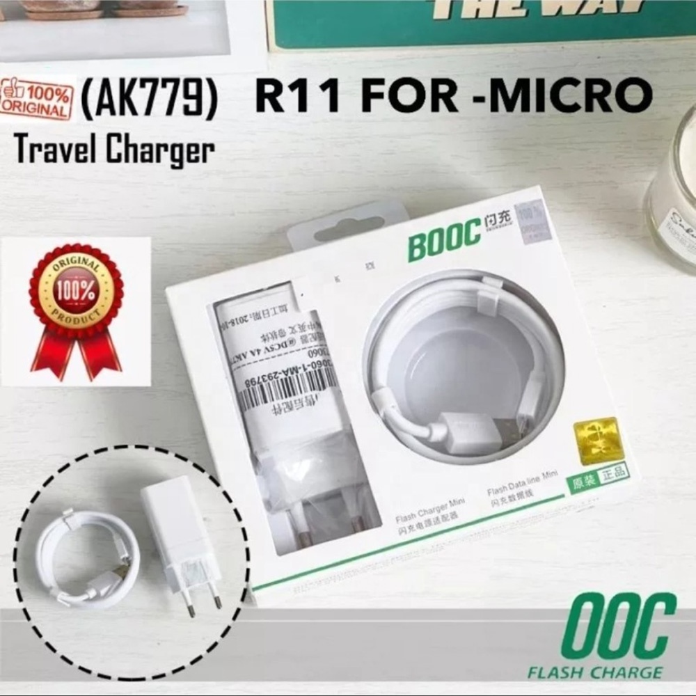 High Quality 2.1A 1A Fast Flash Travel Charging Set with Vooc Micro Cable Charger For Oppo Vivo