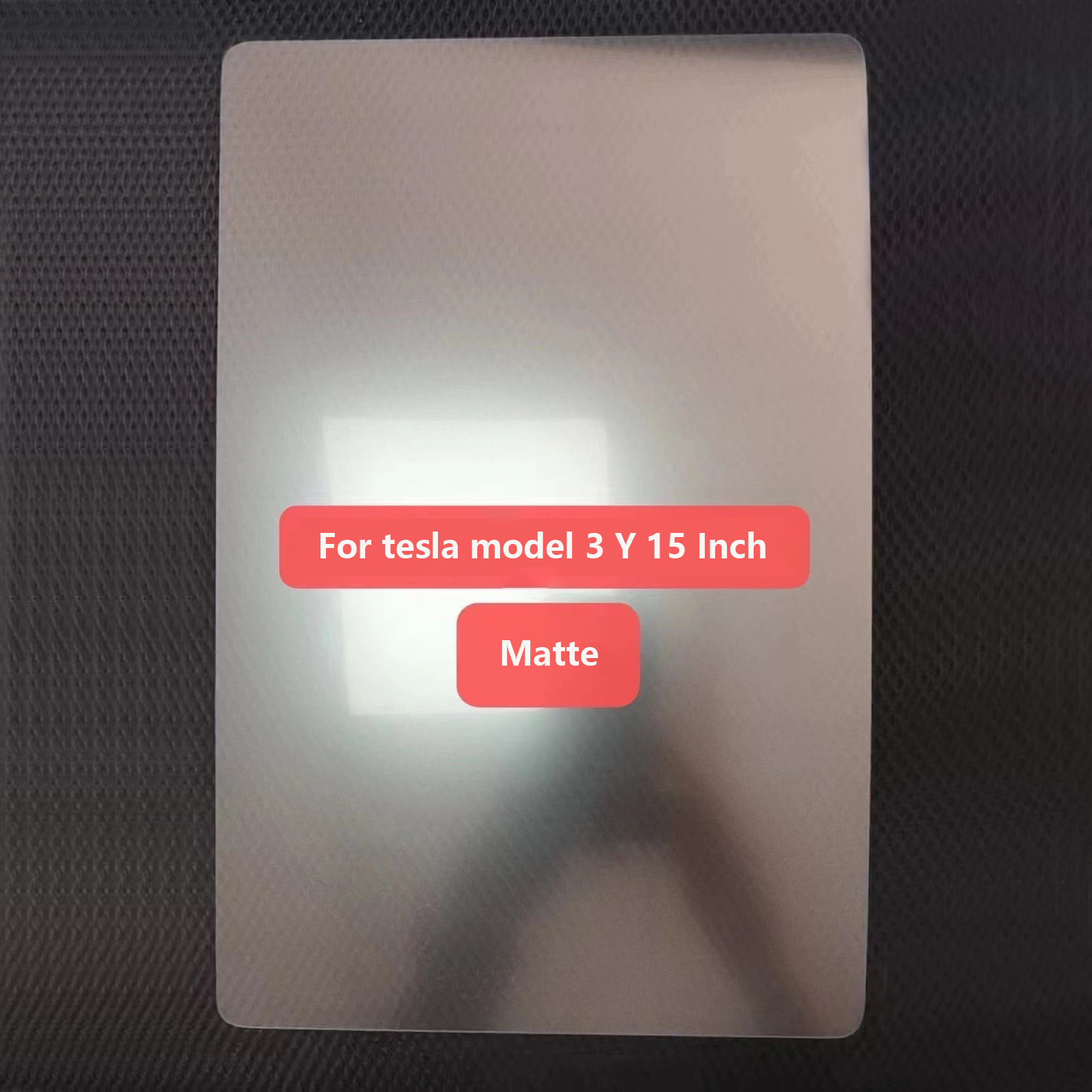 HD Anti-glue Car Navigation Screen Protector for Tesla Model3/Y 9H 2.5D Tempered Glass Screen Protector