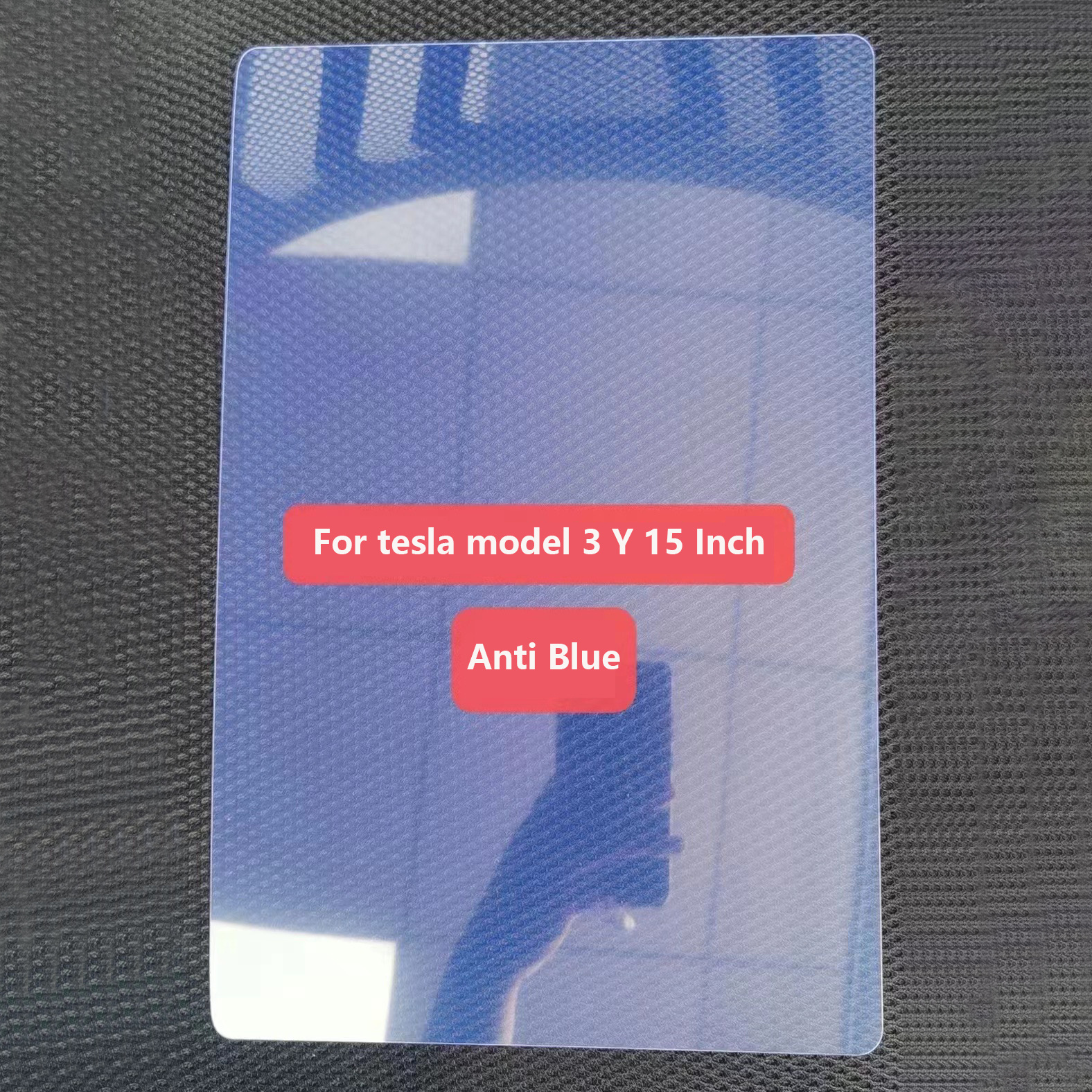 HD Anti-glue Car Navigation Screen Protector for Tesla Model3/Y 9H 2.5D Tempered Glass Screen Protector