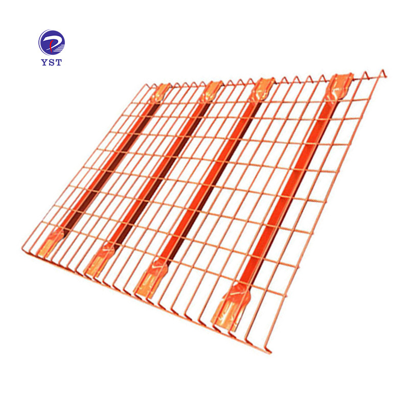 Customized durable fireproof strong metal steel welded mesh rack shelves decking