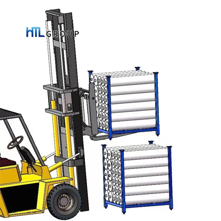 Warehouse powder coated detachable metal steel welded durable stacking pallet stack tyre rack