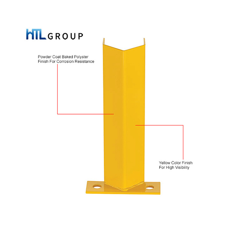 Customized powder coated protection column protectors upright storage warehouse racking protectors