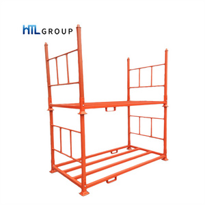 YST manufacturer heavy duty warehouse foldable tire pallet steel rack