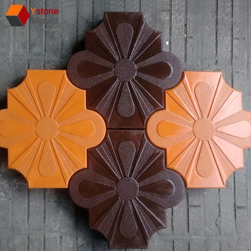 2021 Hot Sale good quality PP 3D plastic Concrete paver Block Molds