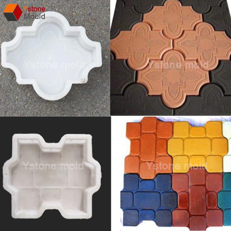 2021 Hot Sale good quality PP 3D plastic Concrete paver Block Molds