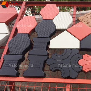 2021 Hot Sale good quality PP 3D plastic Concrete paver Block Molds