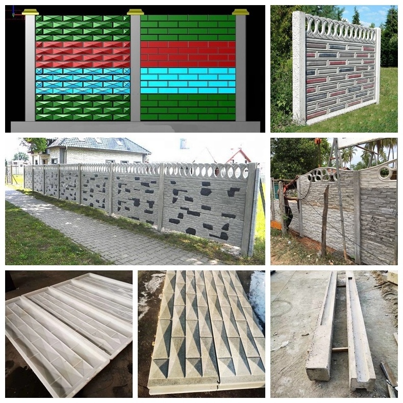 New  Design  Concrete Wall Fence  mold For Sale