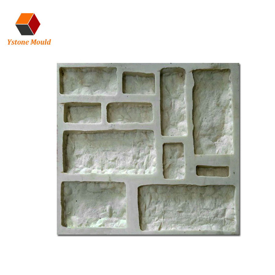 cheap flexible artificial stone mold making concrete wall