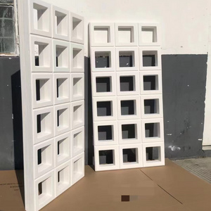 Concrete Block  mold Plastic Mold For Garden Wall Decoration  Breeze block mold