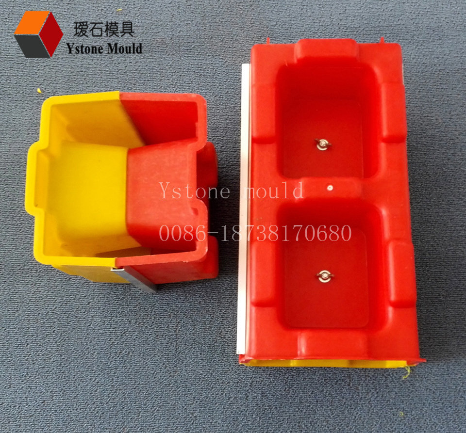 plastic mold concrete hollow interlock block