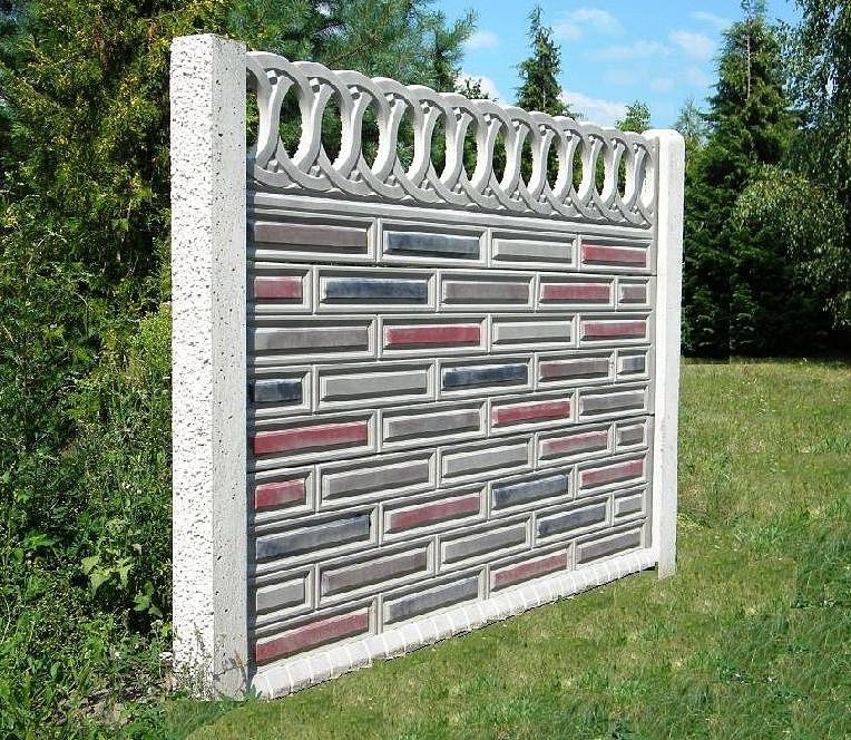 Decorative Precast Concrete Hurricane Fence mold Brick Wall form