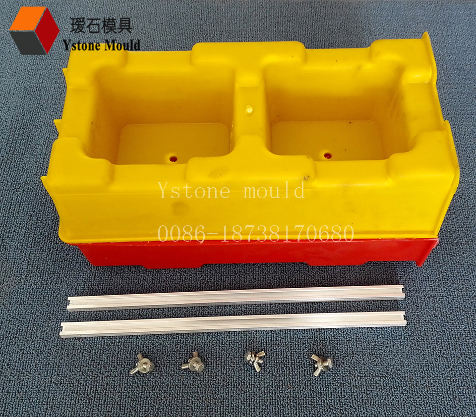 plastic mold concrete hollow interlock block