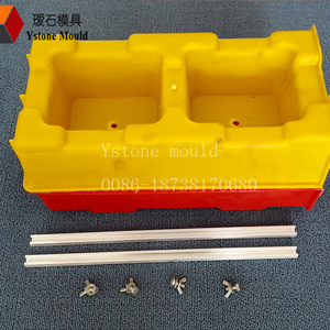 plastic mold concrete hollow interlock block