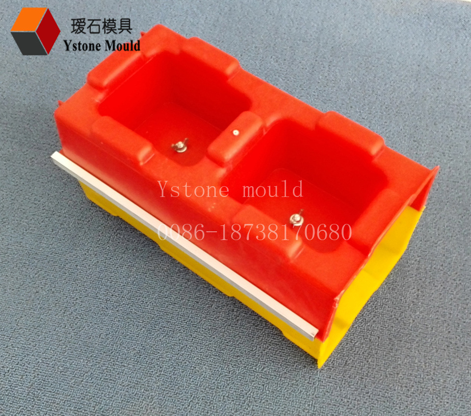 plastic mold concrete hollow interlock block