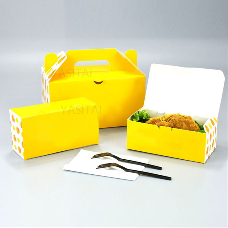 Custom Logo Eco Friendly Disposable Paper Take Out Food Container Take Away Cardboard Food Boxes