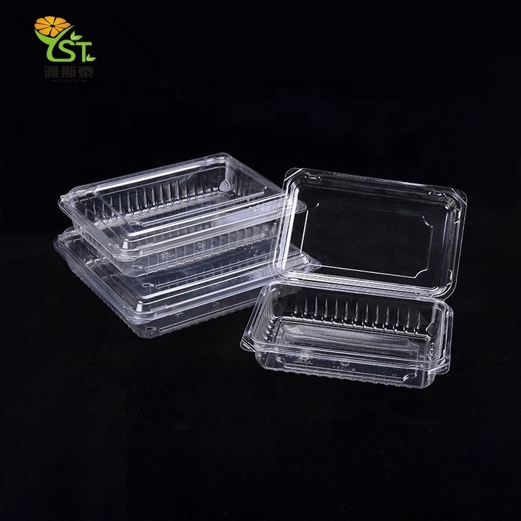 PET Fruit Packing Punnet Disposable Salad Container