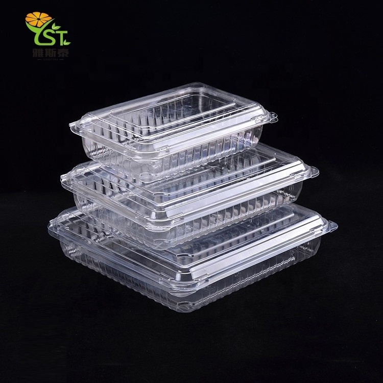 PET Fruit Packing Punnet Disposable Salad Container