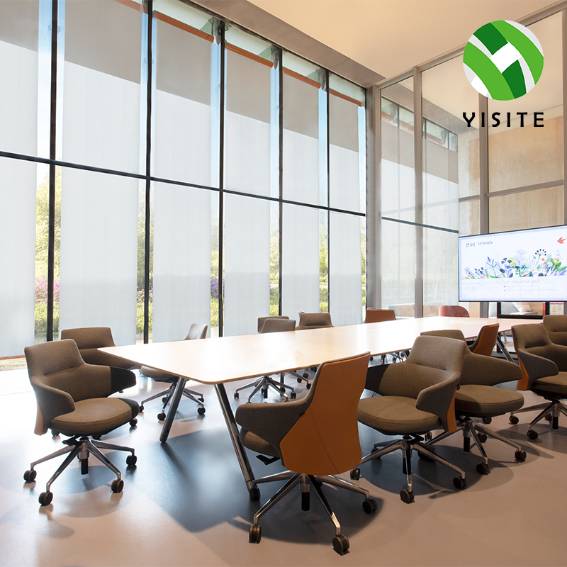 YST manufacturer Office Shading Solution Horizontal or Vertical Slats Automatic electric roller blinds Curtains Shade