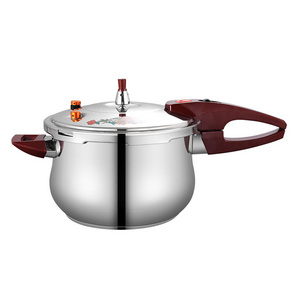 New Arrival High Quality Multi Function 5.5 Litre Stainless Steel Gas Pressure Cooker Doubles as Steamer with Glass Lid