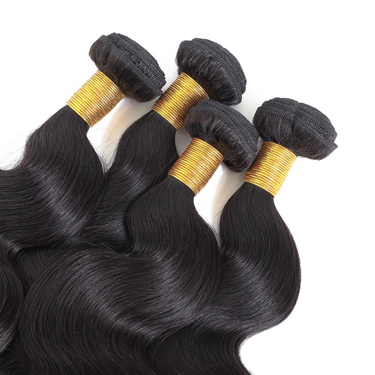 High Quality 1b# Body Wave Virgin Hair Weave Peruvian Human Hair Bundle