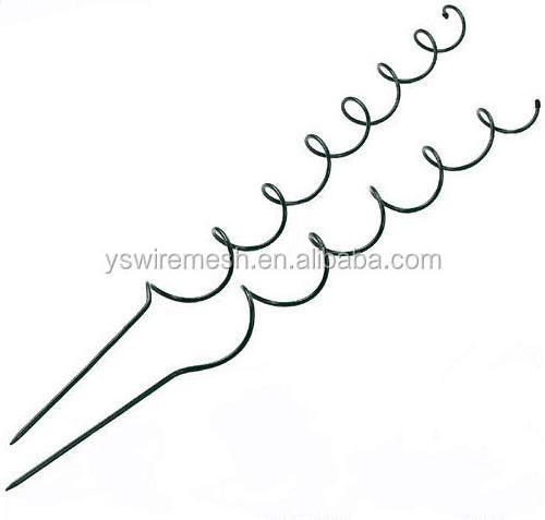 Simple & Stable Garden Plant Support Spiral Wire Tomato Spiral Stakes Support Tomato Hook Wire