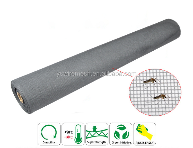 Wholesale Fiberglass Anti-mosquito Folding Window Screen Mesh Magnetic Fly Screen Window Covering