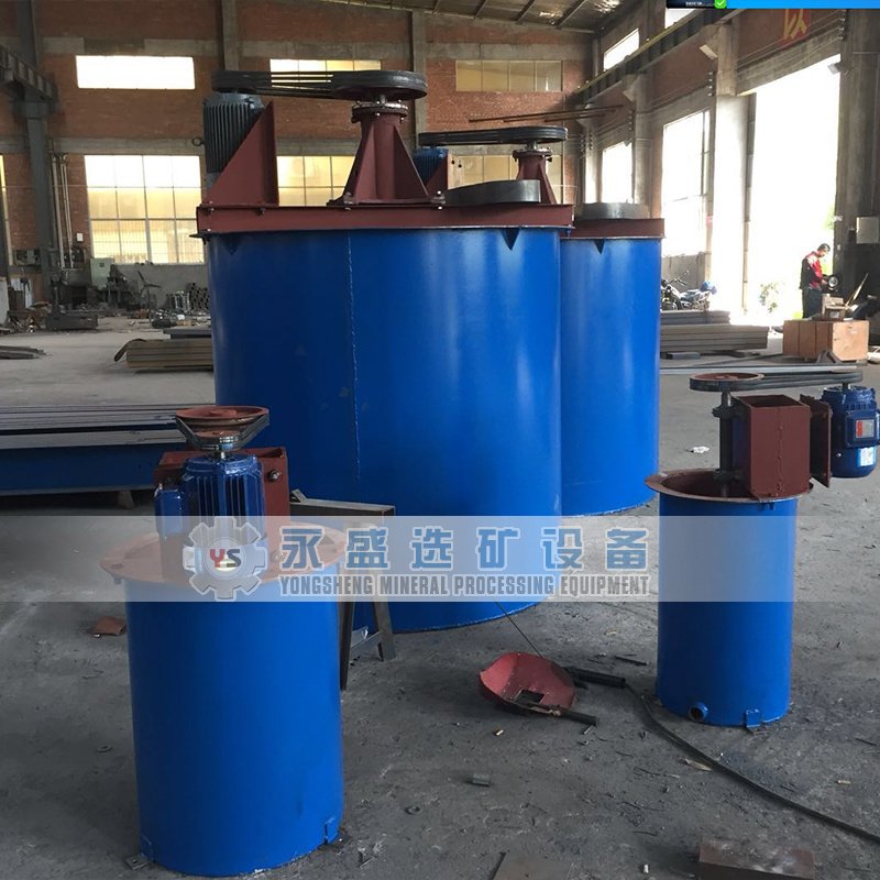 2024 High quality industrial Anti-corrosion mineral processing plastic gold leaching agitation tank ore slurry mixer equipment