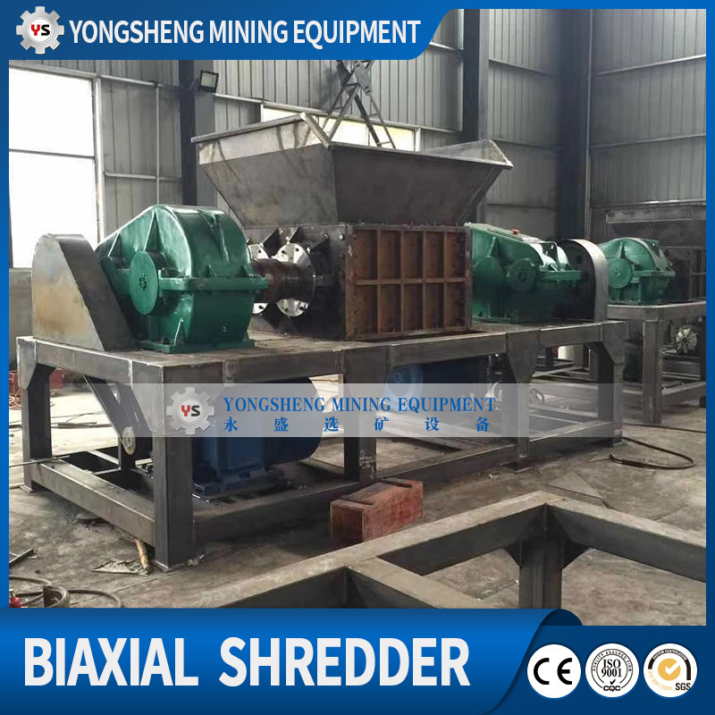 Used Metal Shredding Machine Waste Car Shell Shredder Scrap Metal Recycling Paint Bucket Crusher