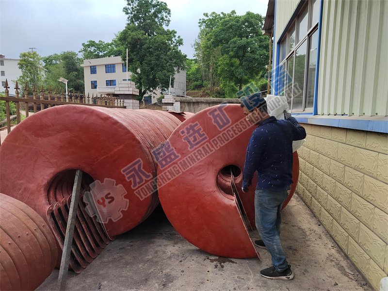 2024 New product sand gold washing plant spiral chute gravity separator machine coal processing plant 2-4 mm size for sale