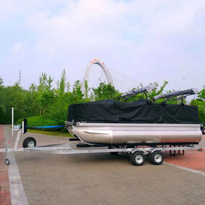 Fishing Electric Small Party Barge Pontoon Boats Luxury New Fastest Pontoon Boats For Sale