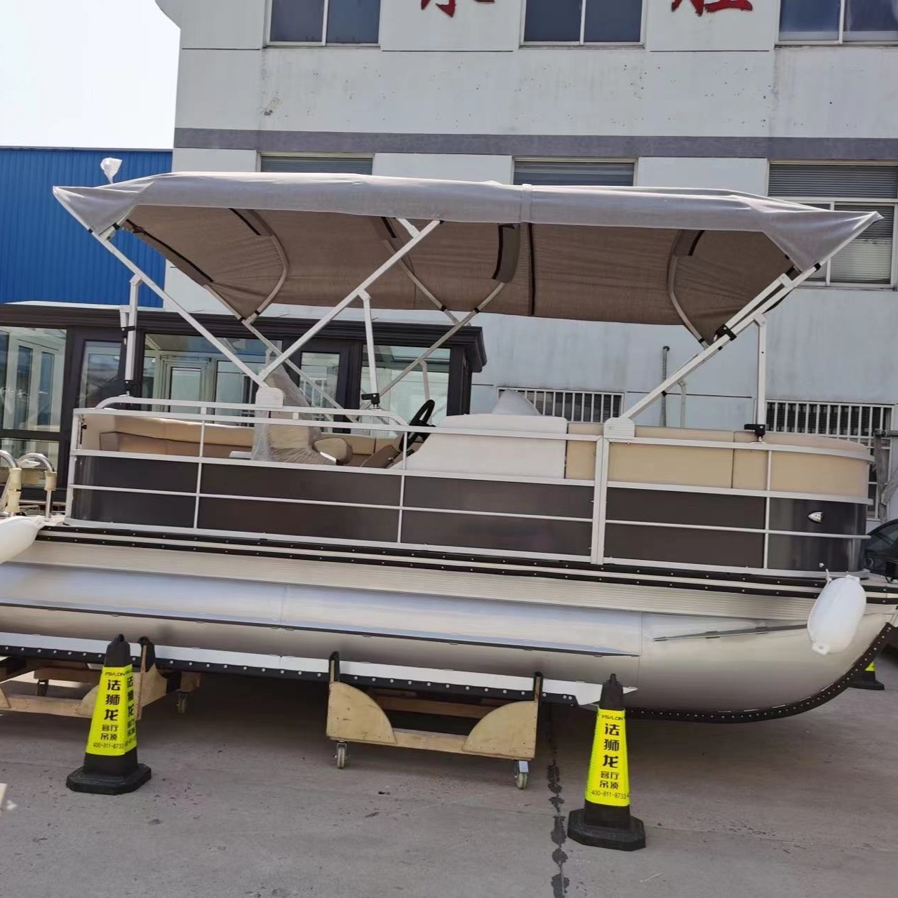 Fishing Electric Small Party Barge Pontoon Boats Luxury New Fastest Pontoon Boats For Sale