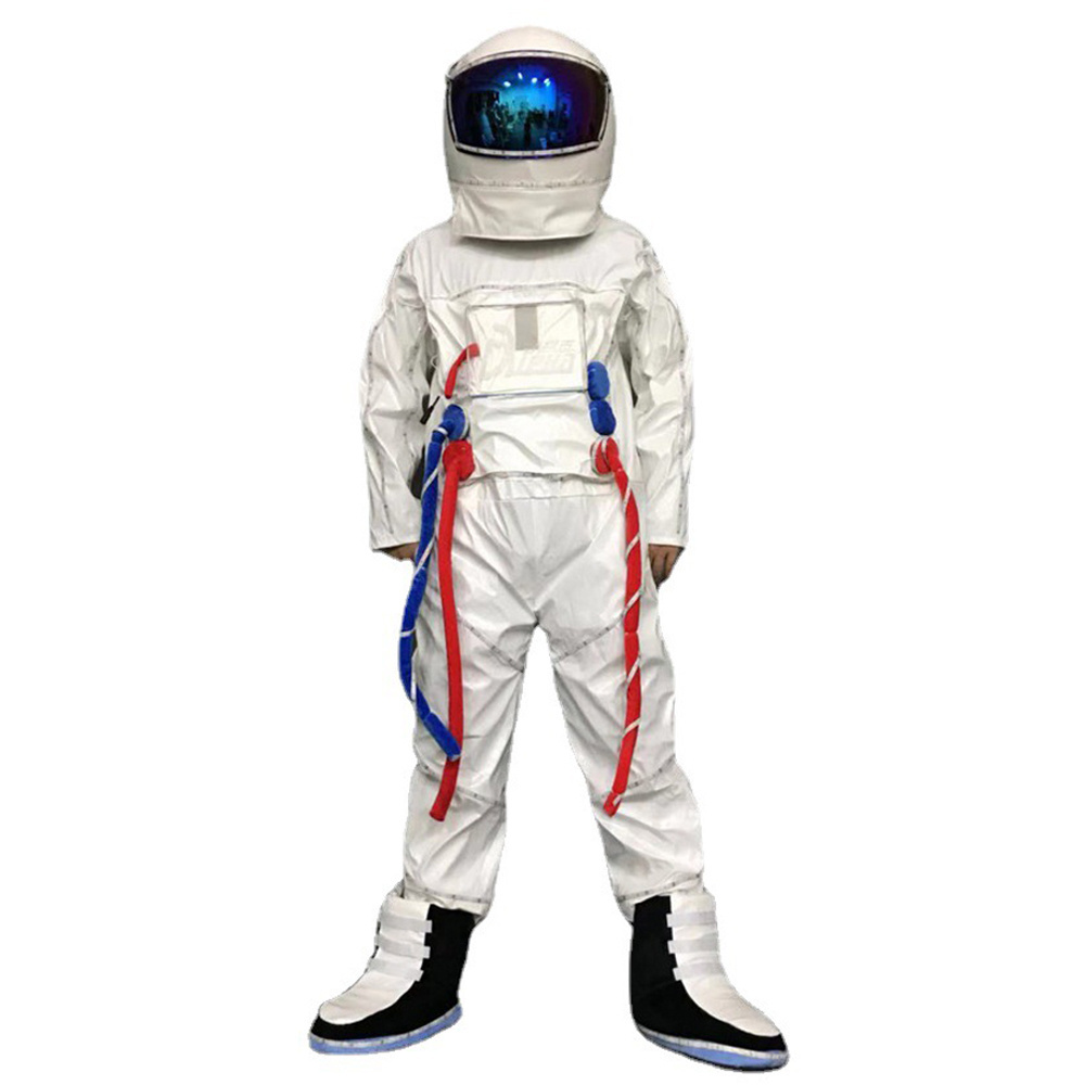 Promotion Cheap Adult Wear LED Lights Costumes Christmas Halloween Stage Performance Dance Astronaut Luminous Costumes