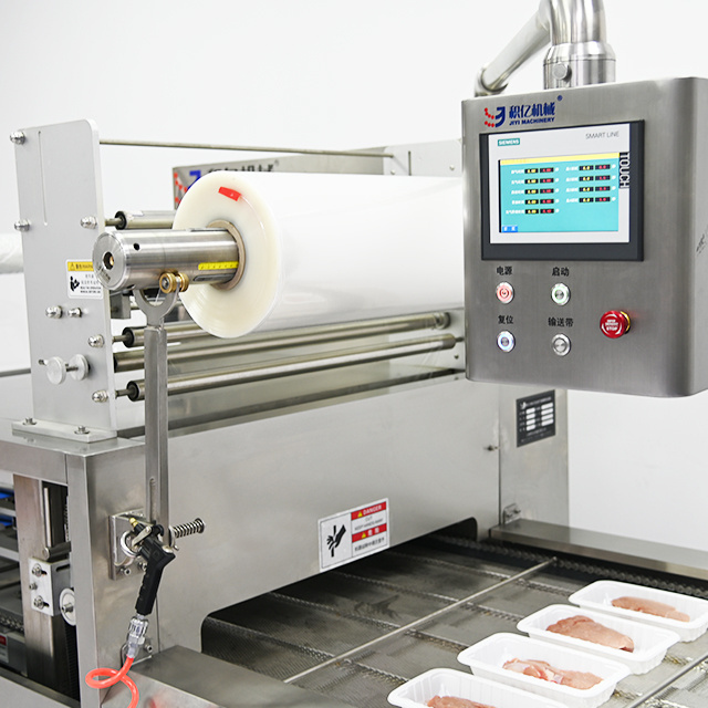 High quality Automatic Modified Atmosphere vacuum sealing and packaging machine with nitrogen gas filling