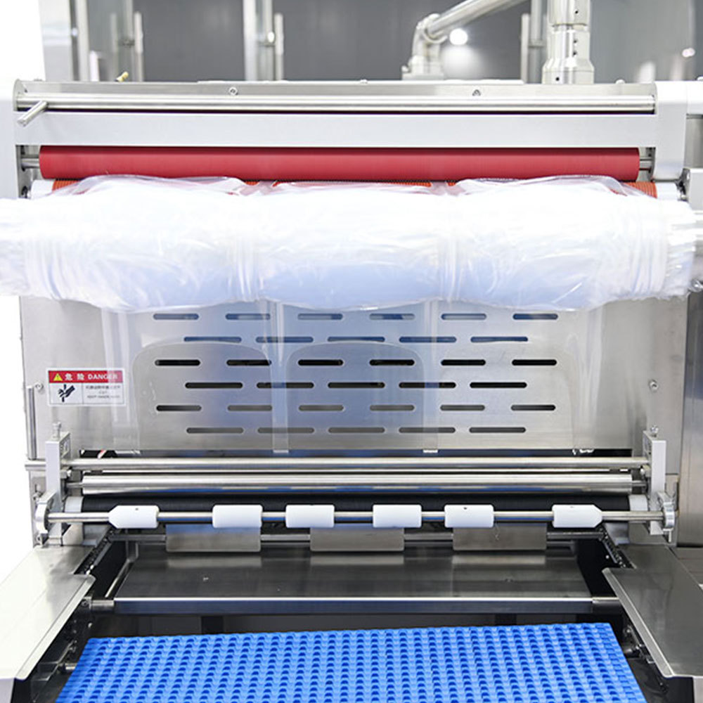 Manufacture food Air conditioning vacuum packing machine with nitrogen gas filling