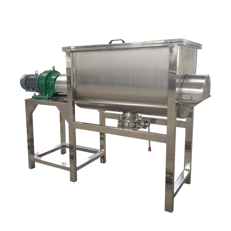 Industrial powder mixer horizontal ribbon mixer ribbon mixer orange horizontal mixing machine