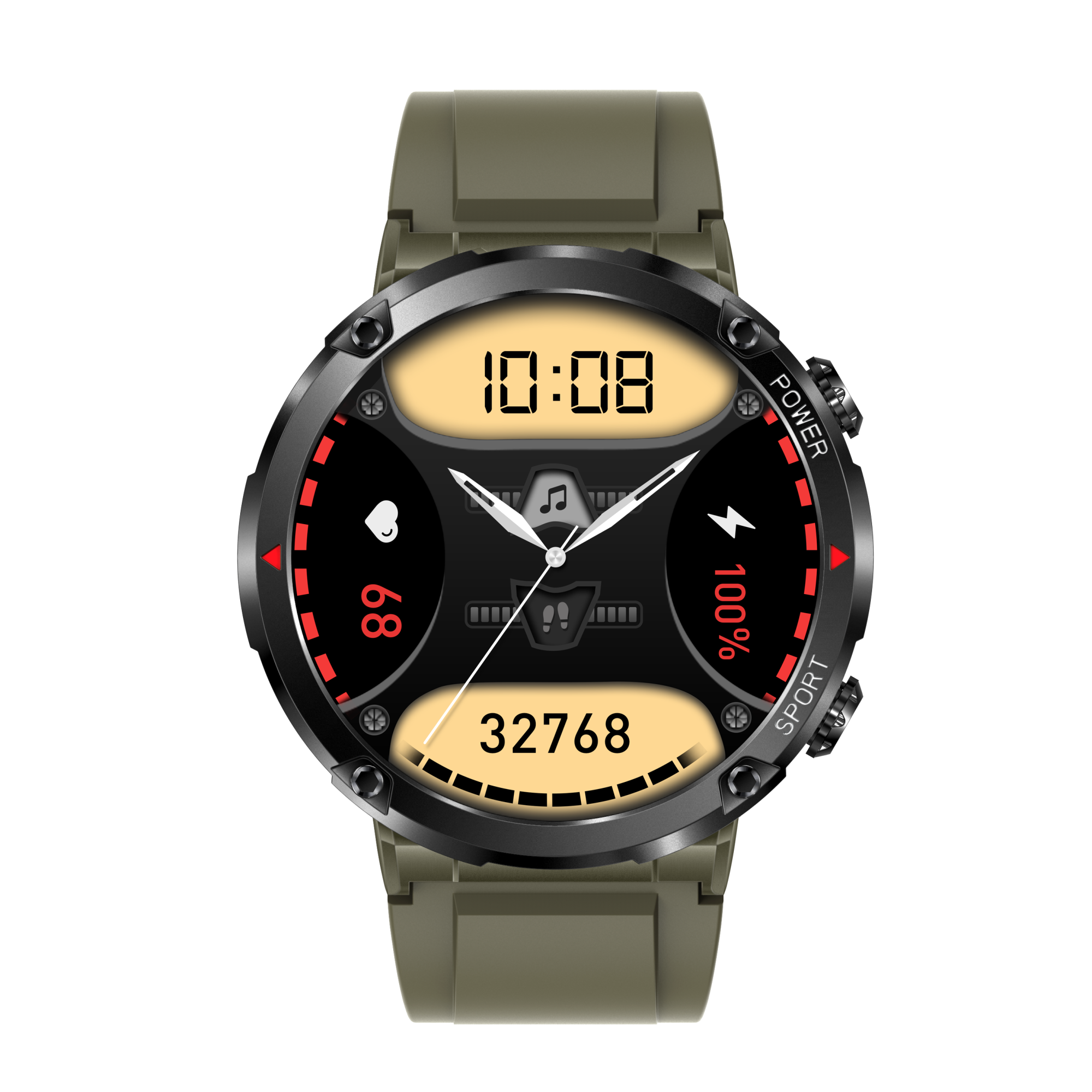 T30 Smart Watches Outdoor Android Ce Rohs IP68 Waterproof touch screen smart watch Round Smartwatch