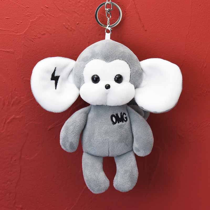 Custom Mini Plush KeyChain Plushies Custom Plush Toys KeyChain For soft Mascot monkey Pendant