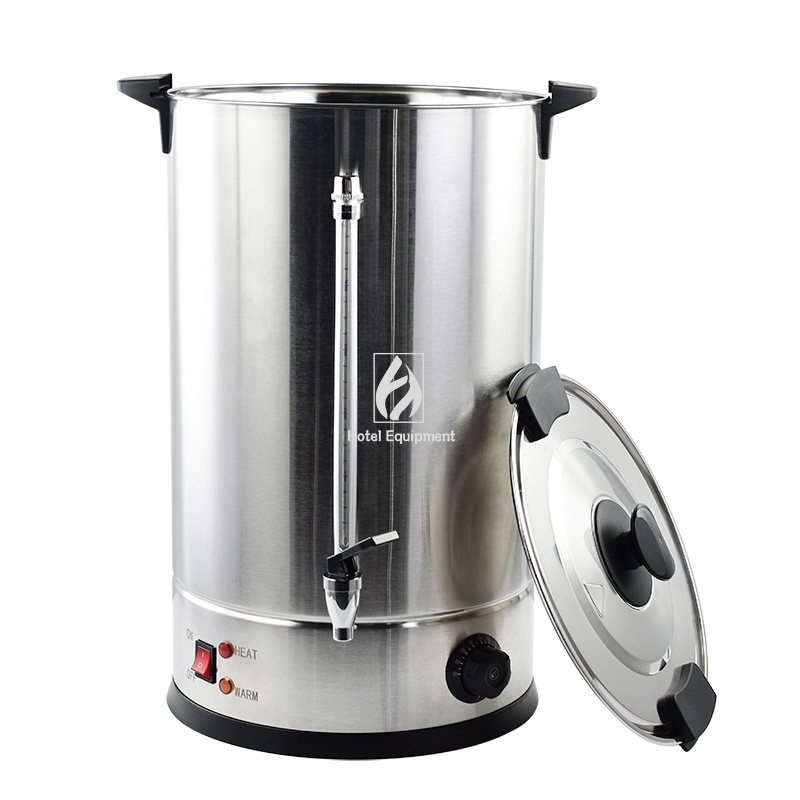 Stainless steel commercial water boiler electric hot water boiler milk tea coffee drinking bucket dispenser