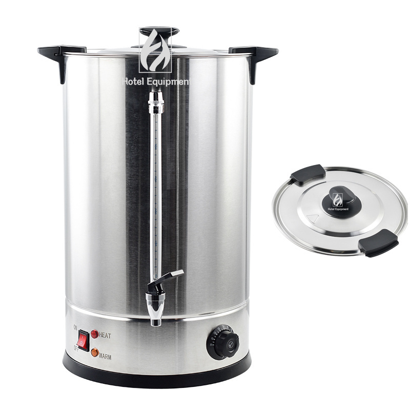 Stainless steel commercial water boiler electric hot water boiler milk tea coffee drinking bucket dispenser