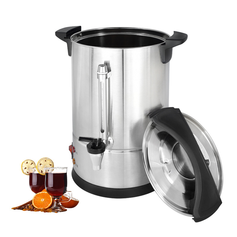 Stainless steel commercial water boiler electric hot water boiler milk tea coffee drinking bucket dispenser