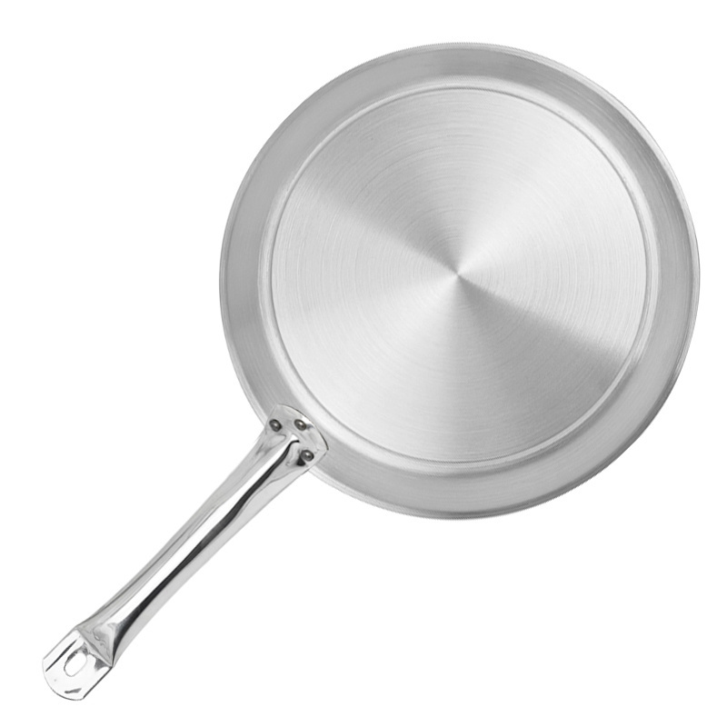 Stainless Steel Paella Pan Seafood Frying Pot Non-stick Frying Pan Kitchen Cooking Pot