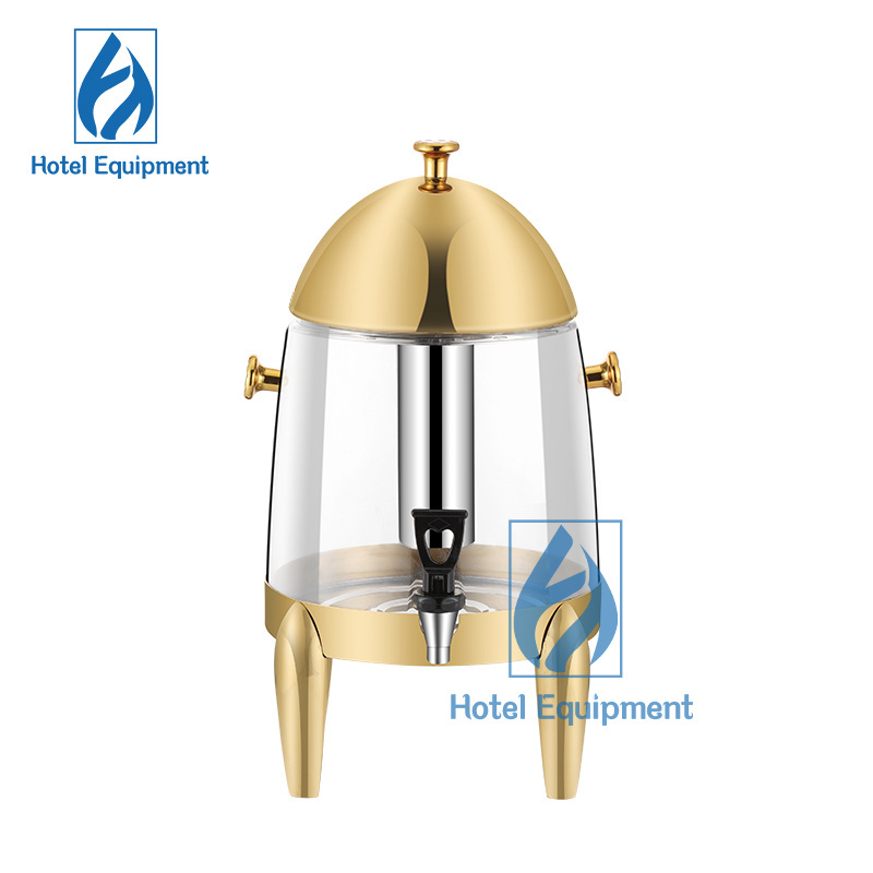 12L Gold Deluxe Stainless Steel 48 Cups Coffee Chafer Urn beverage dispenser