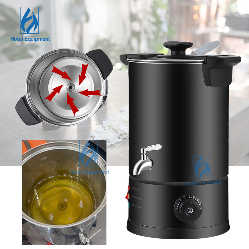 4.4L Wax Candle Melter Tank Paraffin Soy Wax Bee wax Melter Small Candle Melting Making Machine