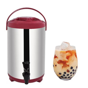 Stainless Steel Insulated Beverage Dispenser 12 Liter/3.17 Gallon for Family Party, Weddings