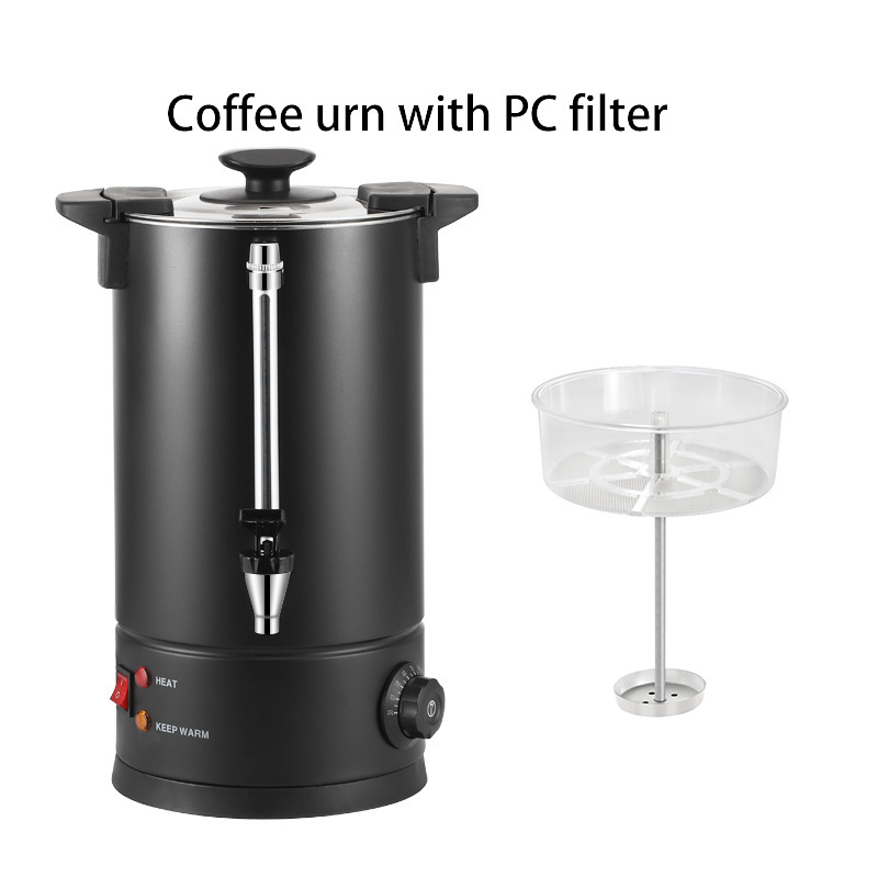 10L 40cups Restaurant Coffee Boiler Hot Drinks Dispenser with faucet