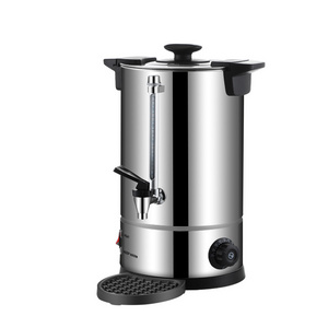 Commercial coffee maker Electric Brewing Coffee Urn Tea With Drip Tray Hot Water Boiler Dispenser  For Hotel Home