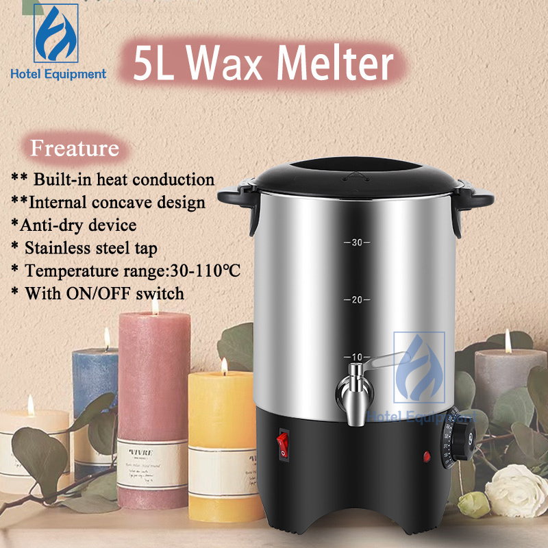 5L Stainless steel electric wax Maker Candle melter Melting Candle Making machine